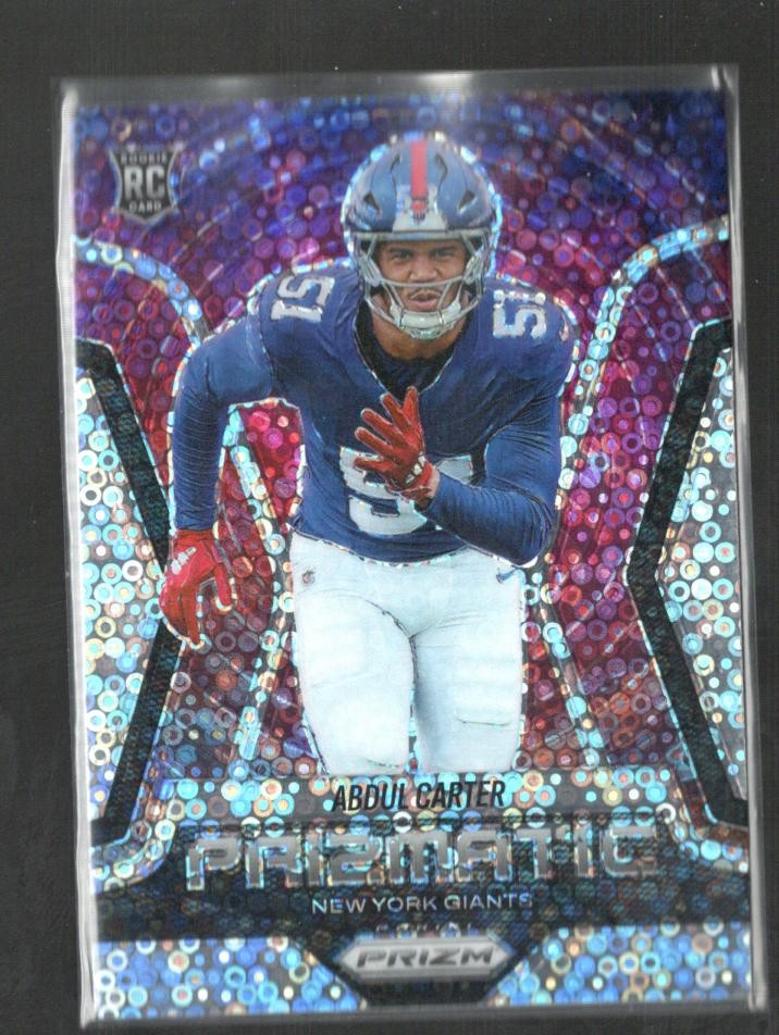 2025 Panini Prizm #10 Abdul Carter Prizmatic No Huddle