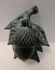 SPI Home Acorn Door Knocker Solid Brass Verdigris Decorative Front Door Hardware