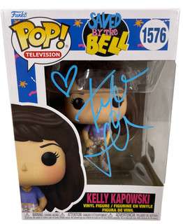 Tiffani Thiessen Signed Kelly Kapowski Funko Saved by the Bell Beckett Witness