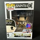 Funko Pop! Vinyl: Drew Brees #138 Super Bowl XLIV Winner - New Orleans Saints