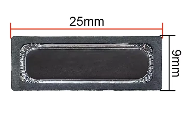 Altavoz Sugar Cube de 25x9 mm con deflectores de 6 mm, 3 mm y 1 mm para ESU y otros decodificadores Foto 3 de 4