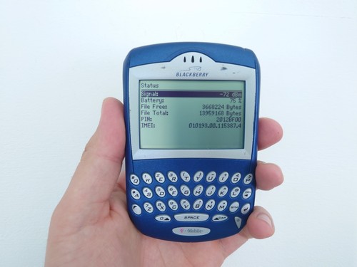 RARO Smartphone BlackBerry 6230 Azul (Desbloqueado) artículo de coleccionistas 6220 6210 teléfono - Imagen 10 de 12