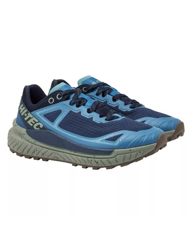 Hi-Tec Catalina Trail Men's Waterproof Running Shoe Blue - New!! - Picture 6 of 6