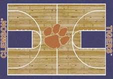 5x8 Milliken Clemson Tigers 1050 NCAA Home Court Area Rug - Approx 5'4"x7'8"