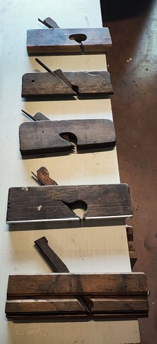 Attrezzi Vintage 10 PIALLETTI DA FALEGNAME - VECCHI ATTREZZI DA COLLEZIONE - Foto 5 di 5