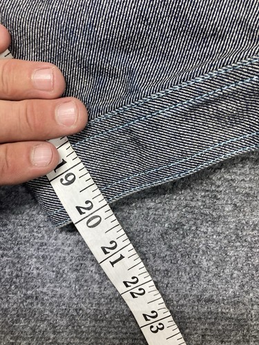 Chaqueta de mezclilla Old School Fat Joe 560 para hombre talla 4XL gris manga larga envejecida - Imagen 9 de 13