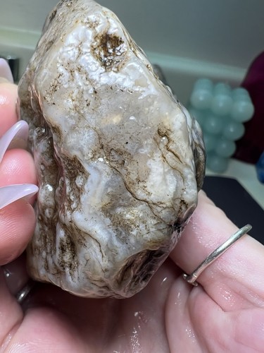 12.1oz Botryoidal Chalcedony Agate Specimen MN Rough Lapidary Cabbing - Picture 5 of 19