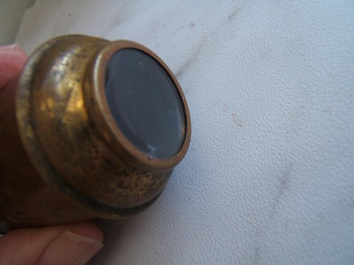 ANTIGUA LENTE LATÓN LINTERNA MÁGICA INFANTIL PEQUEÑA - Imagen 4 de 6