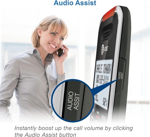 AT&T BL102-3 DECT 6.0 3-Handset Cordless Phone for 3 Handset, Silver/Black - 第 4/12 張圖片