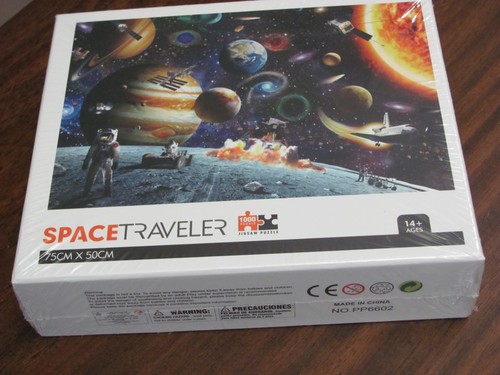 SPACE TRAVELER Puzzle 1000 Teile - Weltraum Thema. Nagelneu Versiegelt - Bild 2 von 2