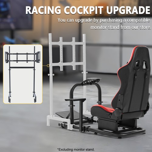 Marada G29 Racing Simulator Cockpit Fit Logitech G920 G923 Fanatec CSL-DD T248 - Afbeelding 35 van 50