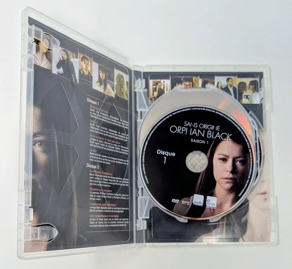 Orphan Black: Saison 1 DVD (2013) - Region 1 - French - VG+ (Tested) - Image 4 of 4