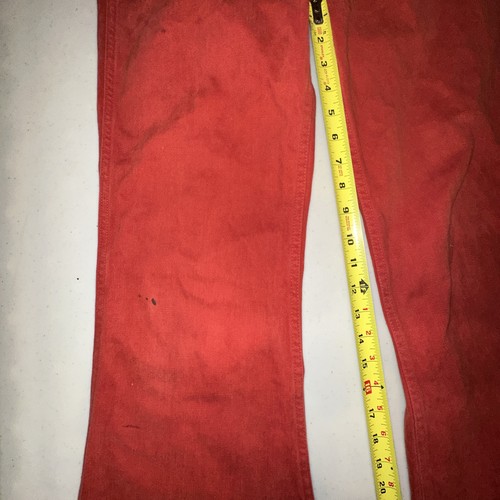 VTG Landlubber RED 30x29 Pants low waist hip hugger bell bottoms flare Read Desc - Picture 7 of 14