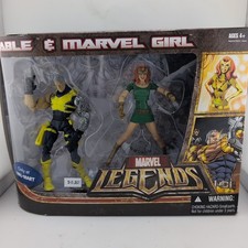 2007 Hasbro Marvel Legends CABLE & MARVEL GIRL  6    Figure Set
