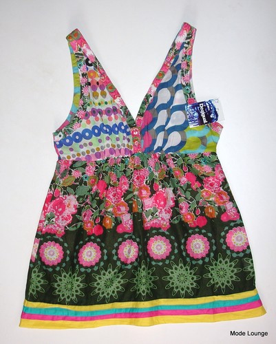 Desigual Blusa Camisa- Yerry - L 40 , Flor Colorido Nuevo con Etiqueta - Picture 2 of 6
