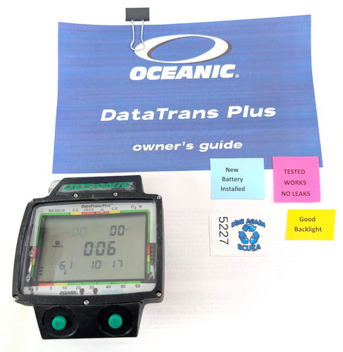 Oceanic DataTrans Plus Wireless Nitrox Hose Mount Scuba Dive Computer Data Trans - 第 1/9 張圖片