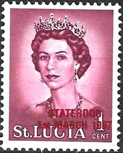 Timbre Famille royale Ste Lucie 212 * (58654CG) - Photo 1/1