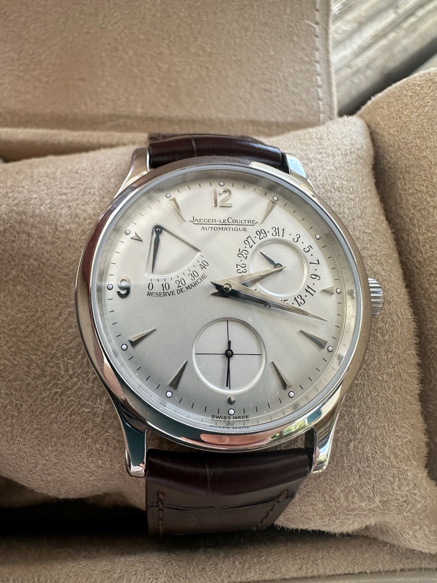 MINT ELEGANT Jaeger LeCoultre Reserve de Marche Master Control. 38mm