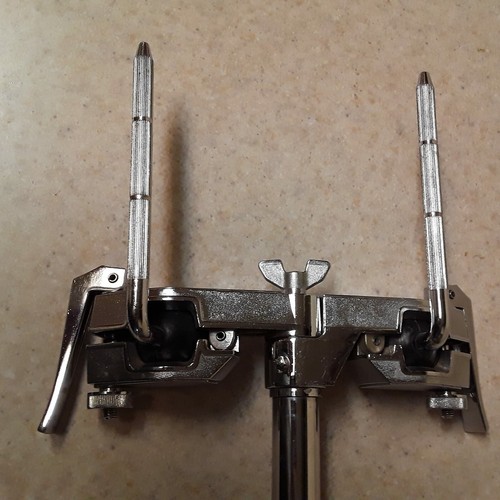 Vintage Tama LeverLock / OmniLock Adjustable Dual Tom Mount - Very Rare To Find - Bild 13 von 13