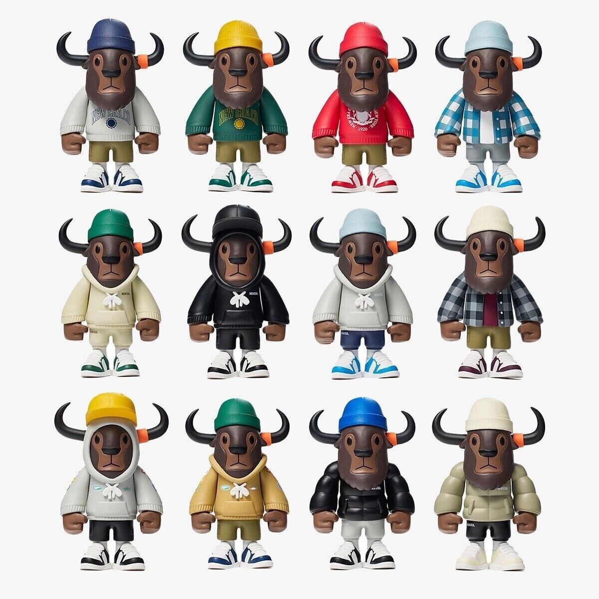 New Era] 2022FW Official Mascot Mini Buffalo FFALO Random Figure