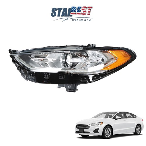 Halogen W/ LED DRL Headlamp Headlight Driver Left Side For Ford Fusion 2017-2019 - Picture 1 of 13