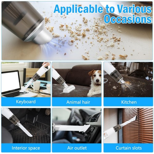 Handheld Vacuum Cleaner USB Charged Portable Car Vacuum Cleaner Mini Vacuum C... - Picture 7 of 7