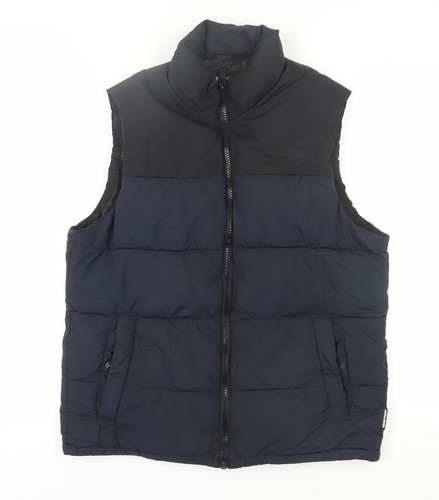 Jack & Jones gefütterte Weste Herren schwarz M