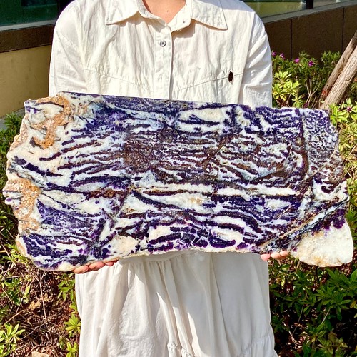 6.72LB Rare Zebra Stone Slices - Natural Crystal with Unique Stripes - Afbeelding 9 van 12