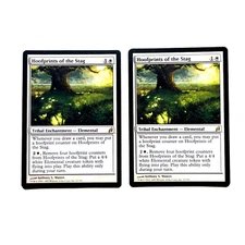 2x Hoofprints of the Stag VLP Lorwyn Rare MTG See Photos Magic the Gathering