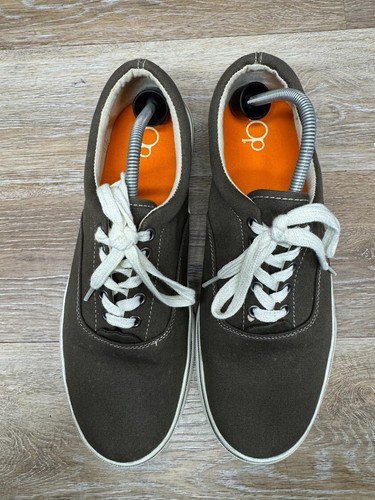 OP Olive Canvas Sneakers Men's Size 13 - Picture 2 of 8