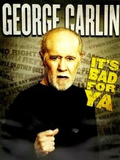 It's Bad for Ya' DVD George Carlin (L27)
