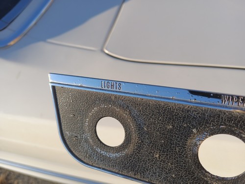 ๐ฅ๐ฅ1965 65 Buick GS Skylark Sportwagon Dash Speedo Cluster Accessory Plate OEM - Picture 6 of 7