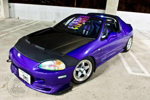 FENDER COVERS + HOOD BRA SET Fits HONDA CRX DEL SOL 92 93 94 95 96 97 98 - Picture 2 of 7