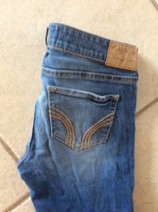 WOMENS-Hollister-JEANS-Destroyed-Stretch-SIZE-5-S-Great