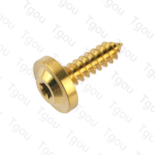 Tgou Titanium M4/M5x15 17 20 25mm Self Tapping Torx Head Screw for Motorcycle - Picture 12 of 40