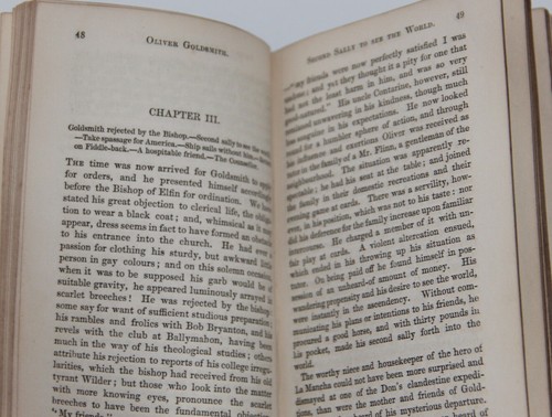 Goldsmith, Oliver - A Biography 1850 Washington Irving - Picture 9 of 12