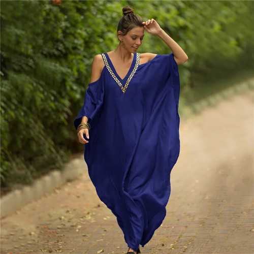 Kleider Badeanzug Abdeckkleid Strandbekleidung Strand Outifits Sommerurlaub - Bild 11 von 23