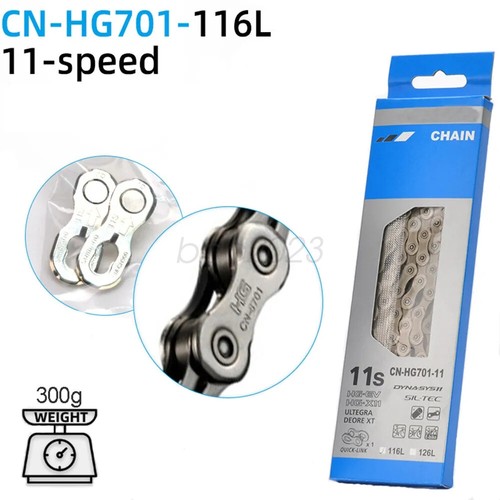 For Shimano MTB Road Bike 6/7/8/9/10/11/12 Speed Chain HG40/53/95/901 116 Links - Picture 7 of 11