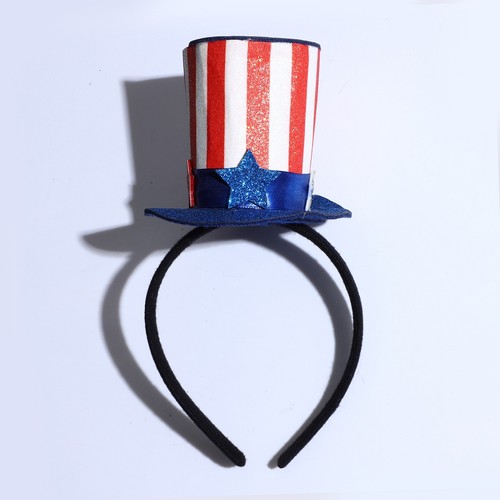Adults Kids Small Hat Headband Cosplay Headwear Glittery Hair Hoop 1Pcs Retro - Picture 1 of 21