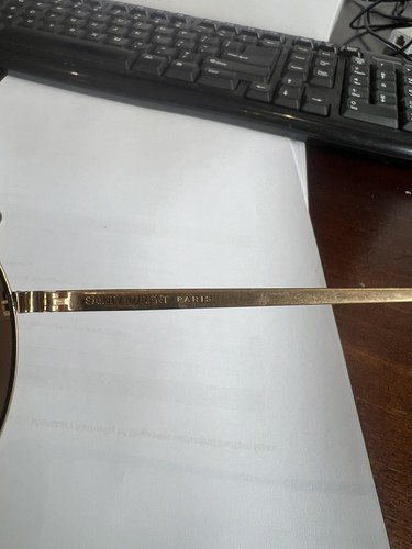 Yves Saint Laurent YSL sunglasses 136 Zero 004 - Round Metal - Picture 4 of 5