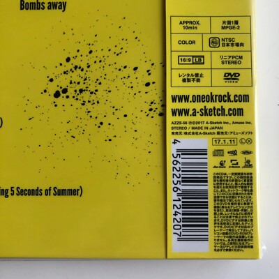 ONE OK ROCK Ambitions Limited Edition CD + DVD AZZS-56 NEW JAPAN