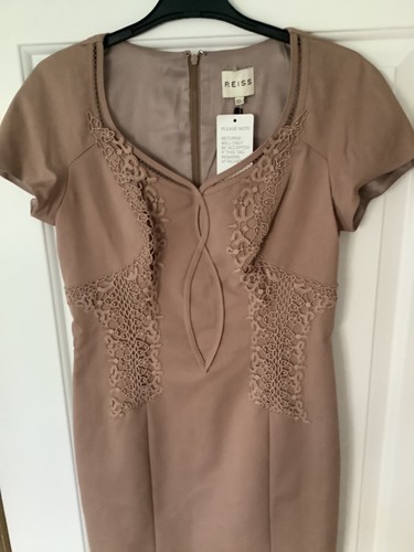 Reiss ladies dress size 8 taupe - Picture 4 of 4