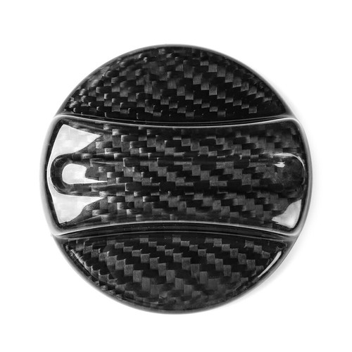 Cubierta de tapa de tanque de combustible aceite gas para BMW todos los modelos fibra de carbono negro 1 pieza - Imagen 2 de 10