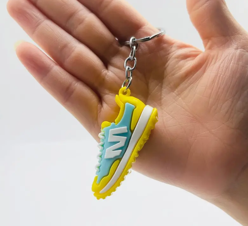 Trainers Keychain Miniblings Charm Trainers Shoes Colour Mix Colourful - Picture 5 of 11