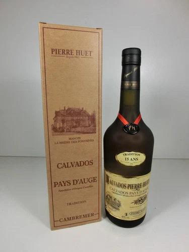 1	Fl. 	0,70 Ltr. 	no Vintage		Calvados Pays D'Auge 15 Ans Tradition	Pierre Huet