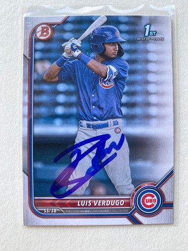 Bowman 1st IP Auto R - Z Prospects Rookie RC In Person Autographed Cards Chrome - Picture 181 of 243