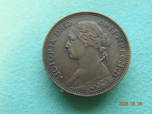 1875 H Great Britain Farthing - VF/XF - Picture 2 of 2