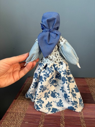 Motanka ukrainische handgefertigte einzigartige Sammlerstück traditionelle Amulett Puppe Folk 9 Zoll - Bild 10 von 17