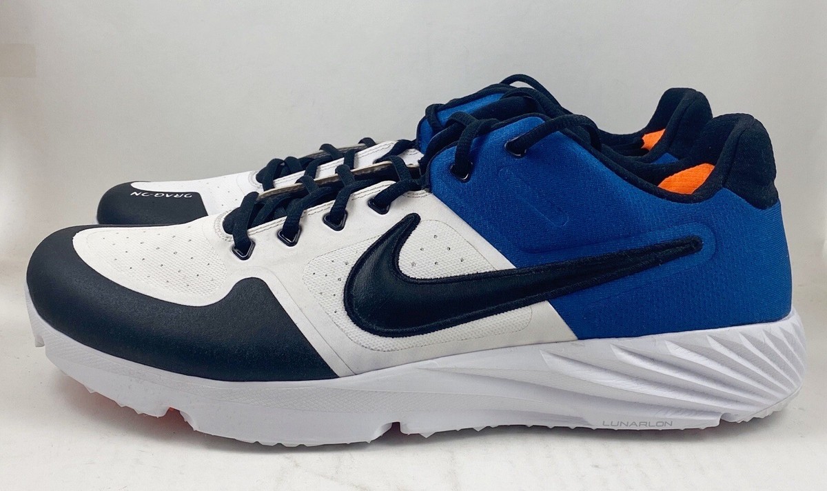 Nike Alpha Huarache Elite Blue Baseball Turf Cleats AJ6877-104 Men’s Size  13