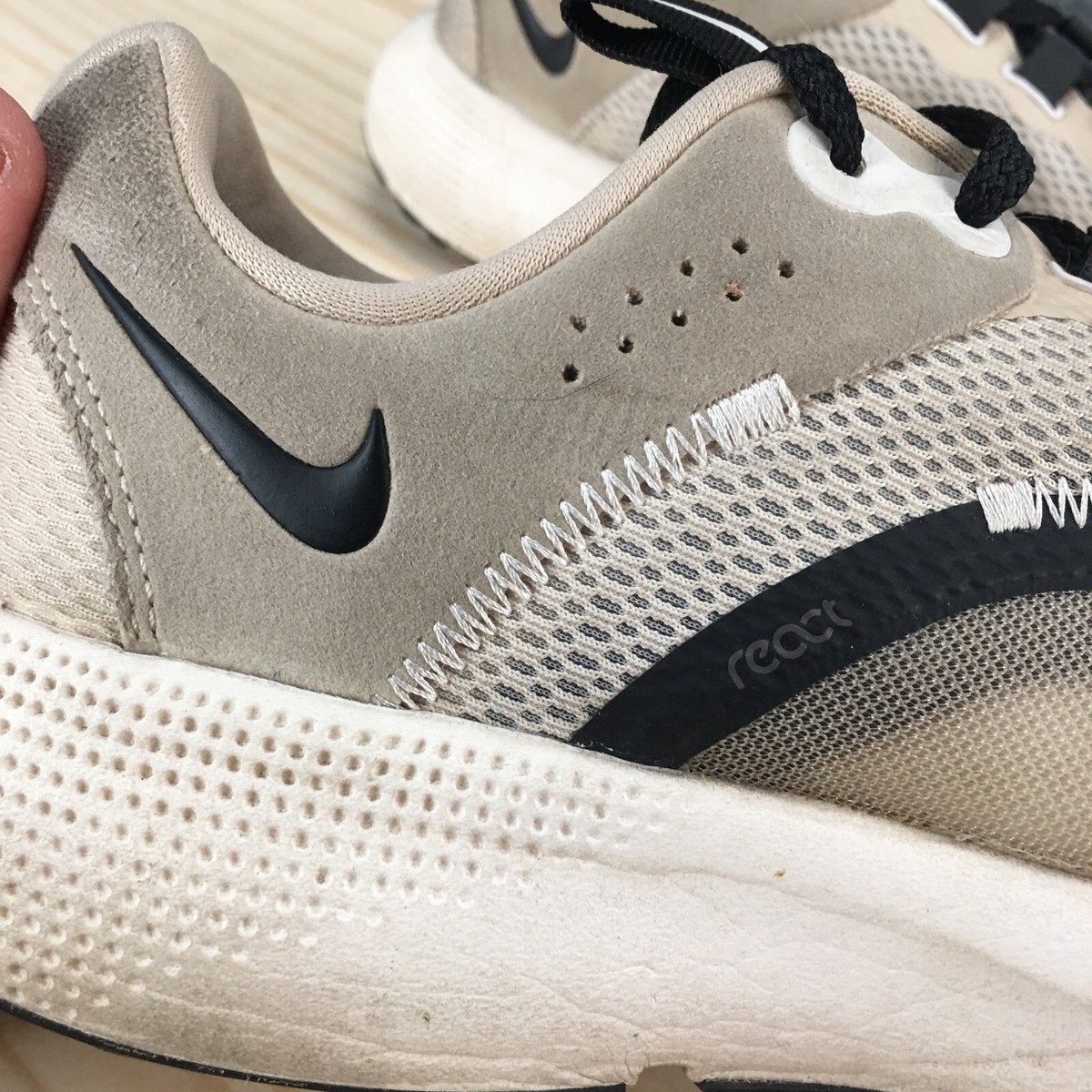 靴 NIKE React Escape Run 2 Sand Drift22.5cm Size 8 - Nike React Escape Run 2 Sanddrift Black W for sale